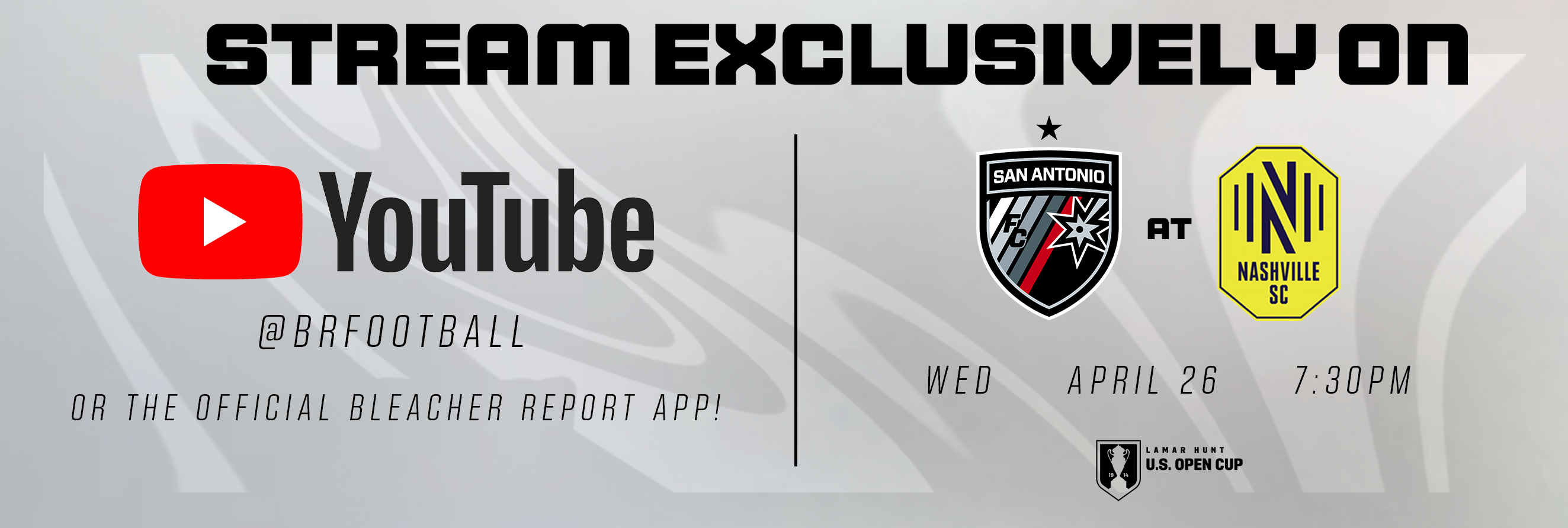 SAN ANTONIO FC OPEN CUP MATCH AT NASHVILLE SC SET FOR APRIL 26 San