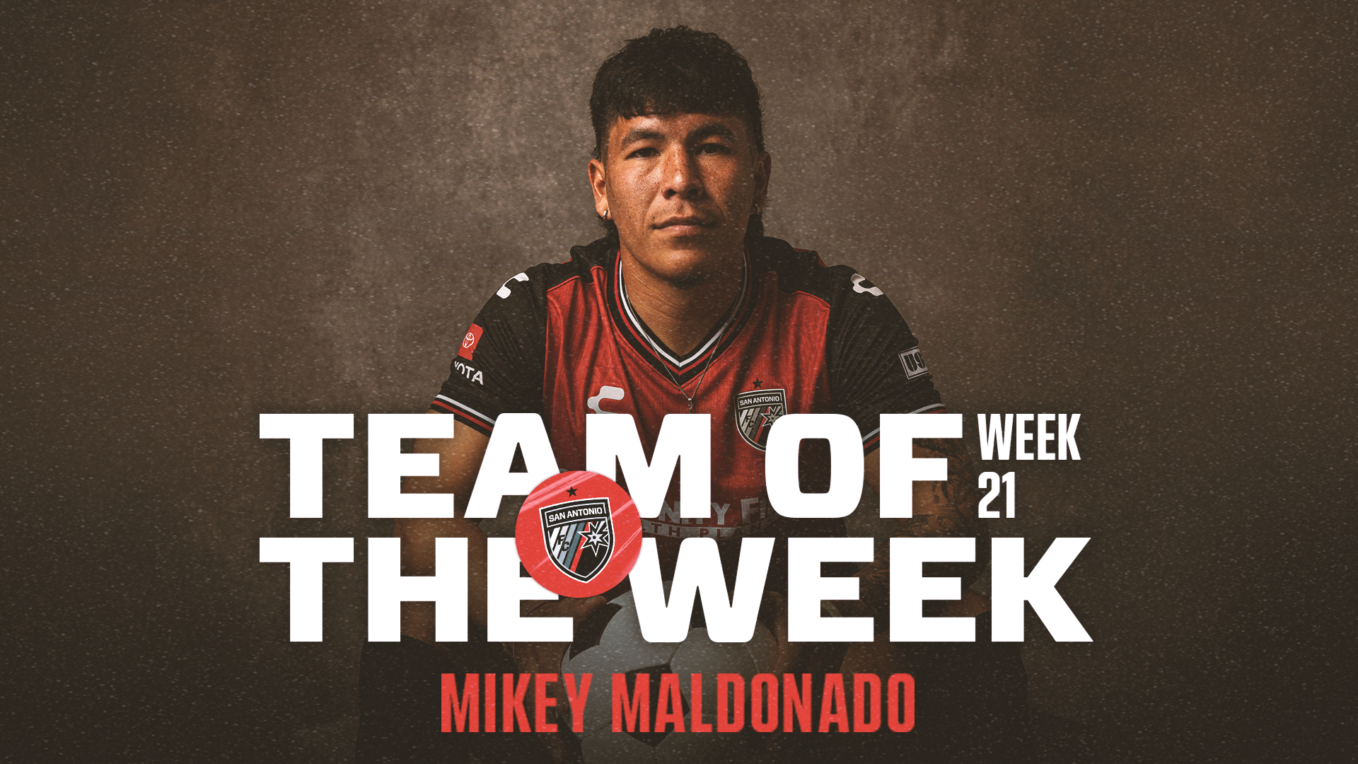 SAN ANTONIO FC MIDFIELDER MIKEY MALDONADO NAMED TO USL CHAMPIONSHIP TEAM OF THE WEEK featured image